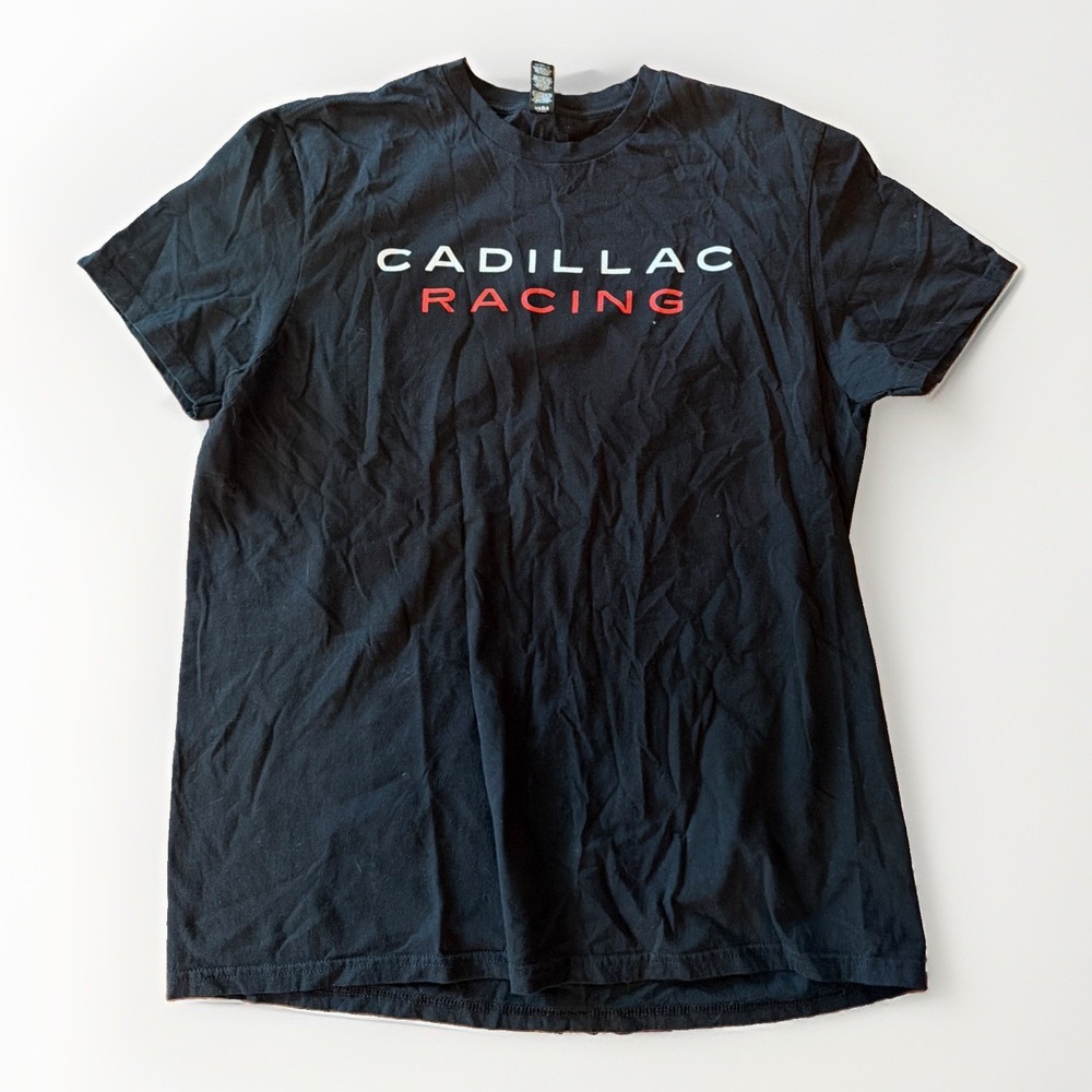 Cadillac Racing Men's Short Sleeve T-Shirt Black Size XL 2025 World Tour